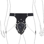 Bdsm Chastity Belt Leather Fetish Chastity Slave Sex Toys Extreme Sex Erotic Men Gay Penis Cage Men Sm Bondage Chastity Cage Men Penis Ring Cages Belt With Lock