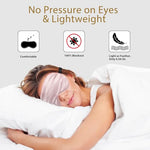 4 Pack Silk Sleep Mask, Blackout Eye Mask with Adjustable Strap