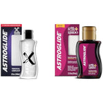 Astroglide X Premium Silicone Personal Lubricant (5oz), Extra Long-Lasting Silky & Lube Plus Libido (2.5oz), Intimate Arousal Lube Heightens Desire and Sensitivity