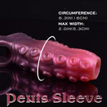 Hentai Tentacle Style Fetish Adult Toy Penis Sleeve,Orgasm Enhancer,Fantasy Creature Sheath With Ribbed Interior,Stretchy Ball Loop Closefit Design Silicone Sex Toy,Male Genital Extender