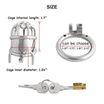 Men'S Chastities Devices Stainless Steel Breathable Male Abstinence Chastity Lock Cock Cage J1640 40Mm