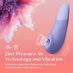 Enhance Lilac 2 In 1 Clitoral Suction Personal Massager & Vibrator And Pjur Aqua Water Based Personal Lubricant 3.4 Fl Oz - Couples Sex Toys Bundle