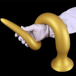 Ultra Long Anal Plug 25.6" Liquid Silicone Butt Plug Dildos Anus Masturbators Dilator Suction Cup Base Prostate Massage Gradual Sizing Enhanced Pleasure For Adult Men Women (S)