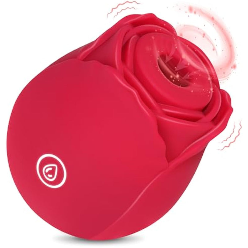 Rose Toy Sucking Vibrator For Women – Premium Rose Sex Toy With Multiple Sucking & Vibrating Modes For Pleasure – Sucking Sex Toy Clitoral Stimulator, G-Spot,Nipple Vibrator For Intense Fun And Much..