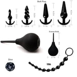 33Pcs Anal Plug Adult Toys, Bdsm Bondage Sex Restraints Set With Anal Toys And Anal Beads Butt Plug From Beginners To Advanced Player, Sex Kit Sex Toys For Couples