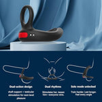 Vibrating Cock Ring Adult Sex Toys For Men, Silicone Penis Ring With Clitoris Vibrator Couple Sex Toy, 10 Vibrating Adult Male Sex Toy Remote Control Vibrator For Men And Women Couple Fun