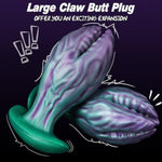 Butt Plug Large Anal Plugs, Silicone Buttplug Monster Fantasy Sex Toy, Xl Wearable Anal Dialator Trainer With Safe T-Base, Hollow Expanding Adult Toys For Prostate Vagina Stimulation For Men Women