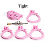 Male Chastity Device Kit Pink Custom Cobra Penis Ring Cock Ring Cock Cages Standard Cage Sex Toy,Tight