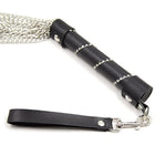 Sex Bondage Toy Whip With Stainless Steel Tassel Chain Sm Sex Role Play Training Whip Sex Toy For Couple Flriting Whip For Bdsm Role Play Bondage Toy