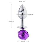 Sex Toys Metal Anal Plug Butt Plug With Big Bells Sets Stimulator For Women Couples G-Spot Dildo Prostate Massager Expander Thrusting Toys For Men