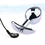 Metal Butt Plugs For Anal Dilation Training Wearable Electro Anal Plugs Prostate Massager Electric Stimulation Sm Adult Sex Toys (S)