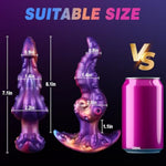 Large Tentacle Butt Plug Monster Anal Plug Sex Toys For Men, Huge Knot Fantasy Anal Dildo With Safe T-Base, Soft Silicone Wearable Buttplug Male Prostate Anal Trainer Dilator Adult Toy For Women Men
