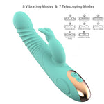 Thrusting Vibrator Anal Dildo For Women Rabbit Vibrator Sex Toys Dildos Vibrator With 10 Vibrating Modes Female Vibrators Adult Sex Toy For Women And Couple