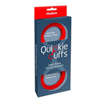 Cc Games Quickie Cuffs Flexible Strong Silicone Cuffs- Medium Red