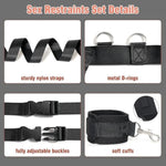 Bdsm Sex Bed Bondage Restraints Kit Set Toys Straps Cuffs Thigh Restraints Bondage Gear & Accessories Sex Ties Restraints For Ankles And Wrists Bar Sex Handcuff Hand Cuff Bracelets For Women Sweater