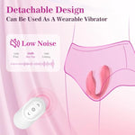 Strapless Strap On Double Dildo - Strapon Double Ended Anal Dildo With 3 Motors 10 Vibrations, 3-In-1 Lesbian Sex Toys G Spot Wearable Vibrator With Remote Control, Adult Toys For Women Female Couples