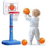 Toddler Basketball Hoop Indoor For Age 1-3, Height Adjustable Poolside Basketball Hoop With 3 Balls, Mini Basketball Hoop Sport Toys Birthday For Toddler Boy Girl 1 2 3 4 Year