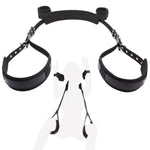 Sm Sex Toys Forced Leg Splitter,Bundling And Tuning,Adjustable Soft Leather,Detachable Handcuffs,Leg Binding, Adult Toys