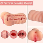 Realistic Small Male Masturbator,TPE Adult Sex Toy,Male Blowjob Stroker