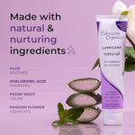 Blossom Lube Organics Personal Lubricant for Women 2.5 Fl Oz - pH Balanced, Non-Irritating, Water Based Personal Lubricant, Free of Harsh Ingredients, Toy Friendly