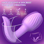 Sex Toys Remote Control Vibrator, 360° Rotating Wearable Dildo Vibrators With 9 Modes, Vibrating Discreet Couple Sex Toy Butterfly Vibrator For Anal G Spot Stimulator Prostate Massager