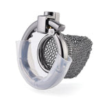 Male Chastity Cage,Stainless Steel Male Chastity Devices Flexible Mesh Chain Cock Cages Breathable And Comfortable?Adult Sex Toys For Man Flexible Mesh Chain Cock Cages