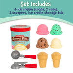 Popular PLAYTHINGS Magnetic Scoop and Play Ice Cream Toy Set, 8 Pieces