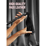 Flogger Black Whip 23" Floggers And Paddles And Whips Sex Starter Kit