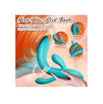 Rabbit Vibrators Womens Sex Toys - 3 in 1 Dildos Adult Couples Sex Toys for Clitoral G Spot Anal Toy Stimulation with 10 Intense Vibrations, Bendable Silicone Wand Vibrator Massager Adult Toys