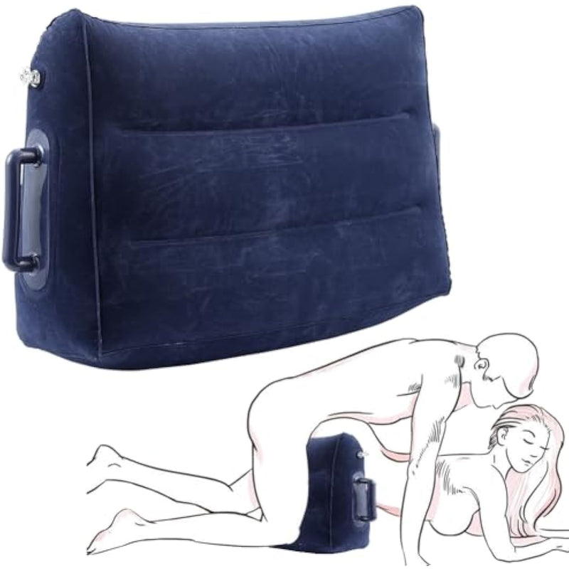 Sex Pillow Inflatable Furniture For Bedroom Men Women Adult Stuff Position Cushion Couples Sex Toy Games Mat Bedding Seat Kinky Body Positioner Aid Tools Accessories Novelties Triangle Pillows