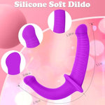 Strap On Dildo Couple Sex Toys - Double Ended Dildo Silicone Big Dildo Anal Dildo Strap On Harness Wearable Pegging Dildo G-Spot Stimulation, Adjustable Harness Adult Toys For Women Couple Lesbian