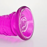Soft Realistic Mini Dildo Vaginal Anal Stimulation Adult Sex Toys With Powerful Suction Cups, Purplegradient G-Spot Penis Suitable For Bed Games Female Pleasure (Small)
