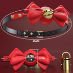 Silicone Mouth Ball Gag Breathable Open Mouth Gag With Removable Metal Plug Adjustable Genuine Leather Strap Sm Restraints Fetish Sex Toys For Women Men (Red)