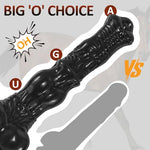 Realistic Horse Dildo 9 Inch Big Black Animal Dildo Huge Knot Dildos with Strong Suction Cup for G Spot and Anal Play Soft Large Penis Anal Dildo Adult Sex Toys for Women Men