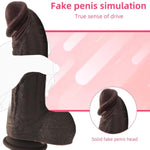 Realistic Huge Balck Dildo Sex Toys, 10.4" Sex Toy Feels Like Skin Big Thick Silicone Dildos For Clitoral Vagina G-Spot Anal Stimulation,Adult Penis Sex Toys For Women Men Couples (Coffee)