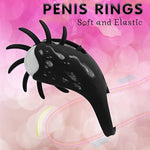 Rotating Tongue Vibrating Ring Penis Ring Male Female Couple Sharing Clit Nipples And Stimulating Waterproof Rechargeable Locking Semen Ring