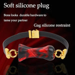 Mouth Plug Bdsm Restraints Sex Toy For Adult Couple Sm Games,Silicone Mouth Gag Breathable Dog Bone Ball Gag,Adult Sex Toys Sex Games
