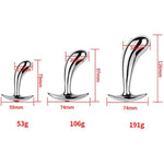 Adult Flirting Tools Anal Plug Sex Toys Sm Metal Anal Plug Trainer 3Pcs