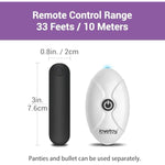 Remote Control Vibrator Vibrating Panties For Women, Mini Bullet Vibrator With 10 Vibration Modes, Rechargeable Wearable Female Vibrator Discreet Adult Sexy Toy For Couples Games (M/L)