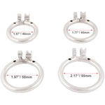 Stainless Chastity Device Base Ring Male Cock Cage Spares H040 (1.57 Inch / 40Mm)