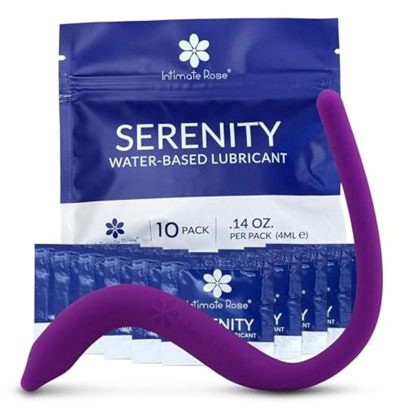 Pelvic Health & Intimacy Bundle – Travel Water-Based Lubricant Sachets + Pelvic Floor Massager For Women & Men