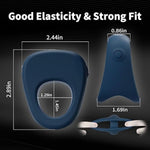 Vibrating Cock Ring Kit 4 Different Sizes Penis Rings For Men Sex Toy 10 Vibration Modes Penis Ring For Men Sex Toys For Adult Couples Adult Toy