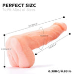 Realistic 3D Pocket Pussy with Adjustable Strap-On System for Enhanced Pleasure