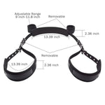 Sm Sex Toys Forced Leg Splitter,Bundling And Tuning,Adjustable Soft Leather,Detachable Handcuffs,Leg Binding, Adult Toys