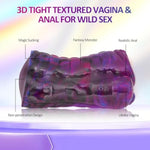Male Masturbator Stroker Pocket Pussy Sex Toys For Men,Soft Silicone Sucking Masturbation Cup Fantasy Monster Butt Sex Doll,Blowjob Machine With Lifelike Textured Vagina Tight Anal For Penis Training
