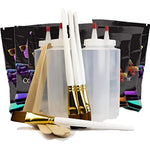 Vibrant Outdoor Chalk Paint Kit for Events - 10 Colorful Shades