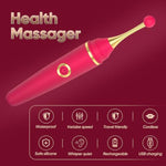 Vibrator Pen Sex Toys For Women Couples Massager Wand, Adult Toys Female Clitoral Vibrators, Nipple Clit Stimulator G Spot Dildo Vibrater, Sex Novelties Sexual Pleasure Tools For Women (Rose Red)
