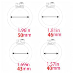 Sissy Chastity Cage Pink Penis Cage With 4 Different Curved Rings Sex Toys Cock Cage With Concealed Lock For Male Penis Bondage Male Chastity Device Made Of Lightweight Resin (S,Pink-A)