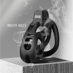 Male Cock Cage Chastity Device With 3 Rings For Men, 4 Different Sizes Of Male Chastity Cage Device With Key Adult Sex Toy For Men - S