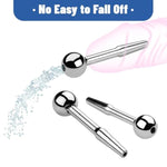 Hollow Urethral Plug, Metal Urethral Sounds Urethral Dilator Penis Plug Prostate Stimulation Men Sex Toy For Beginners, 2.48 Inch